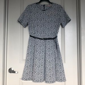 HUTCH ANTHROPOLOGIE Animal print dress (belt not included)